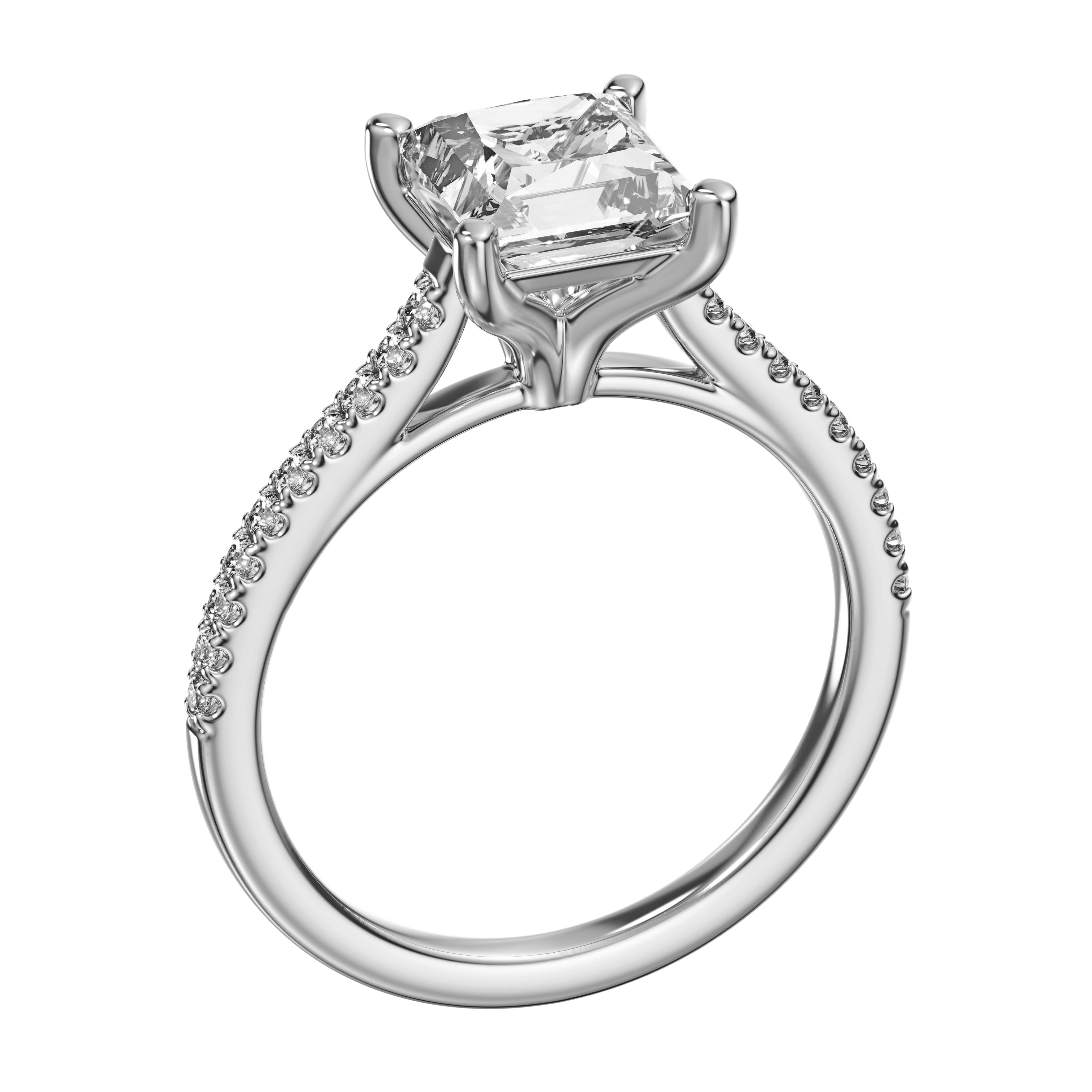 Diamond Bar Diamond Accented Princess Setting – Spicer Greene Jewelers