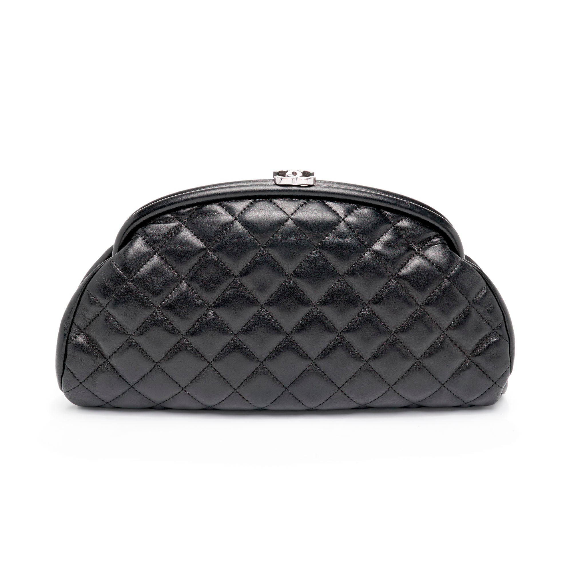 Chanel black clutch bag online