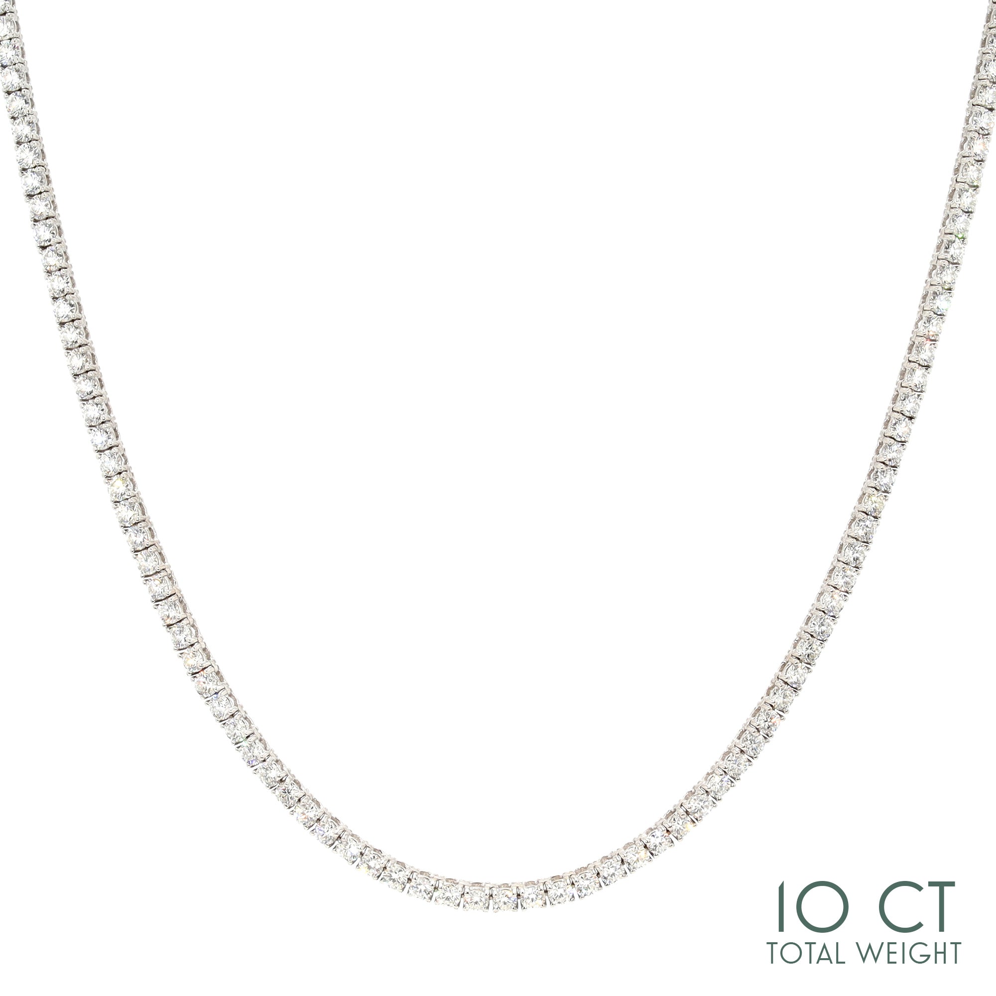 【美品】4℃ ネックレス K10YG/Diamond Necklace Everyday Diamonds Diamond Tennis Necklace – Spicer Greene Jewelers