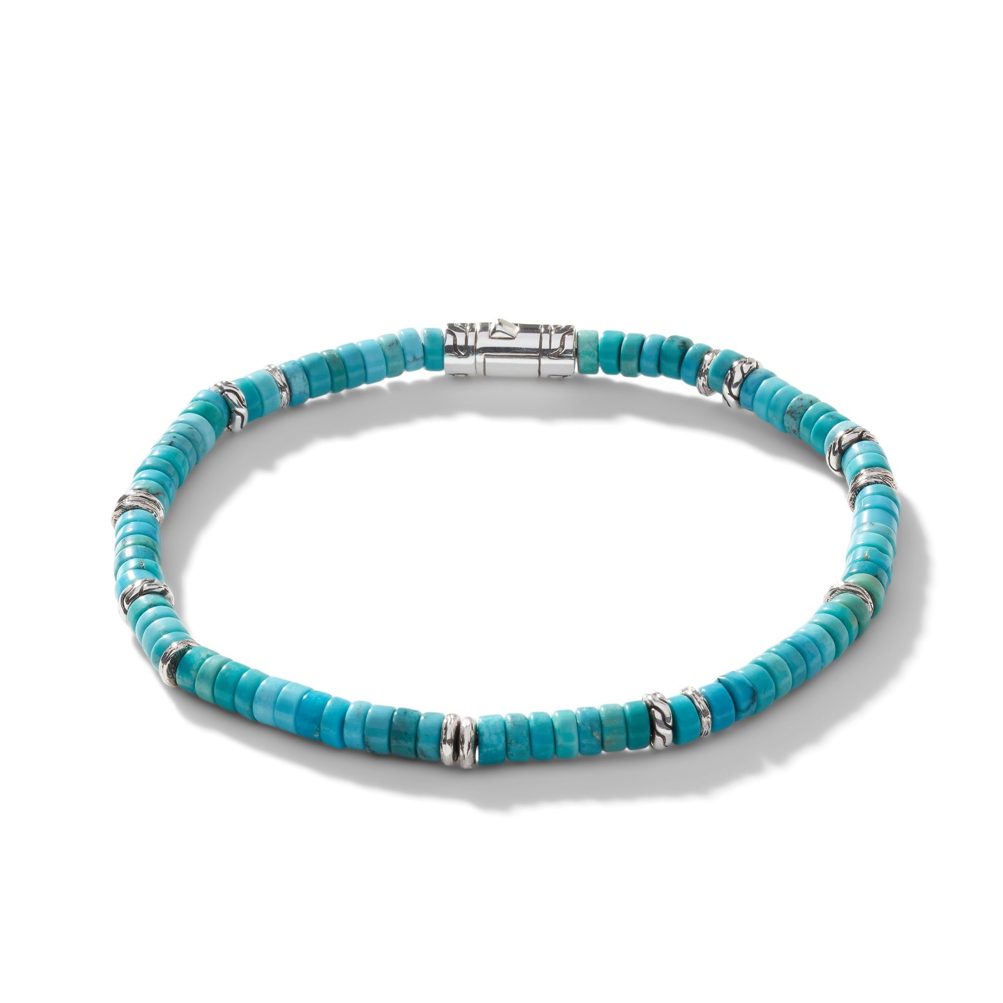 John Hardy Heishi Bracelet, Sterling Silver, Hardstones – Spicer