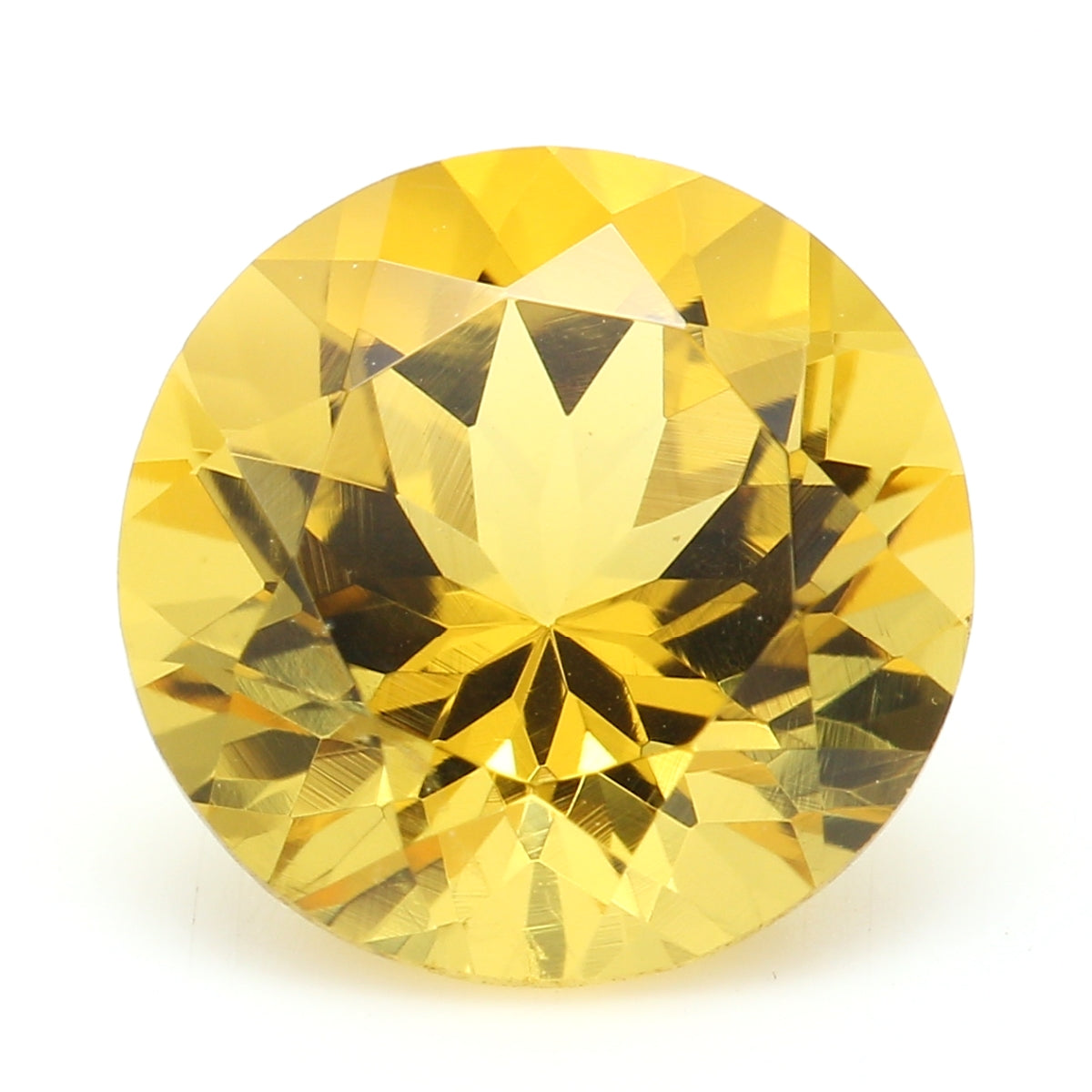 Pierre Précieuse Héliodore 4,45 Ct - Béryl Jaune Doré, Taille émeraude, Pureté Exceptionnelle
