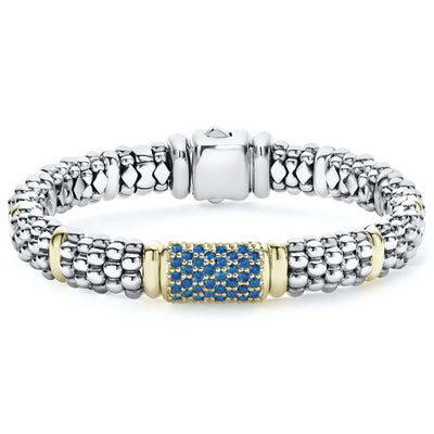 Blue Sapphire Caviar Bracelet