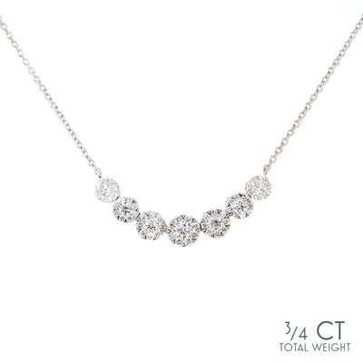 Diamante - 3/4 Carat Cubic Zirconia, 102 Facets Necklace – John Medeiros  Jewelry Collections