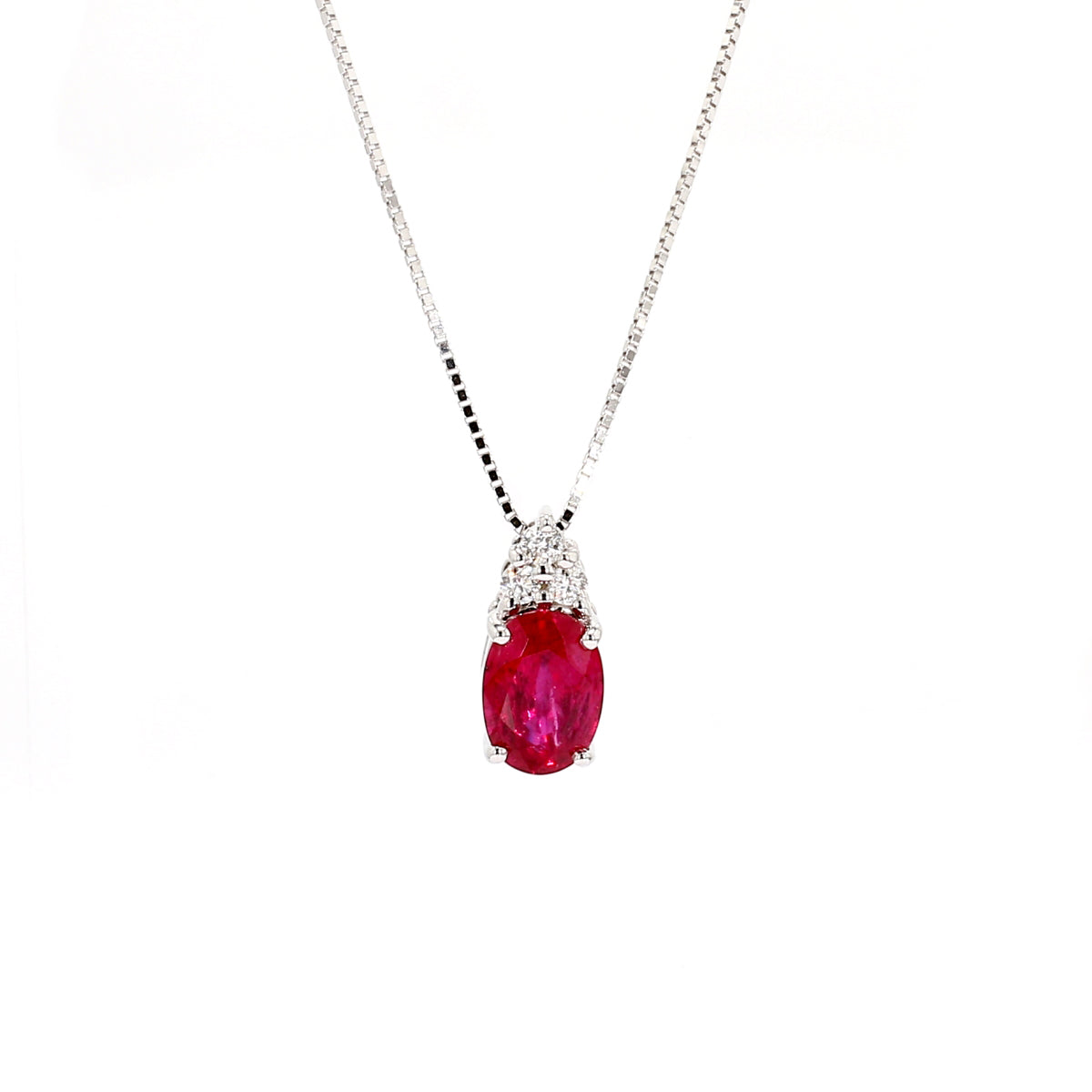 Color: Staples Ruby Solitaire Pendant – Spicer Greene Jewelers