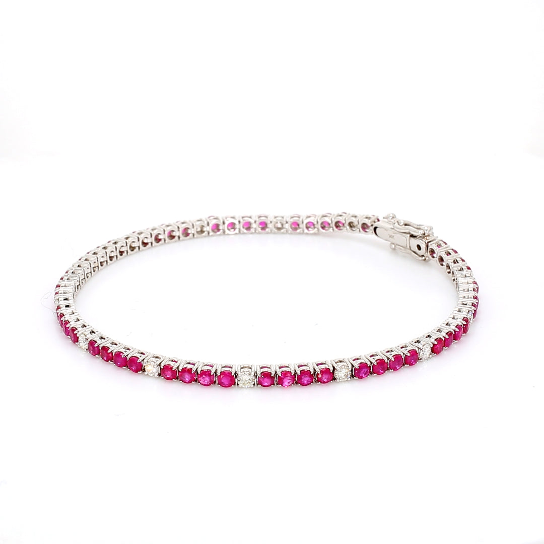 Color: Staples Ruby Tennis Bracelet – Spicer Greene Jewelers