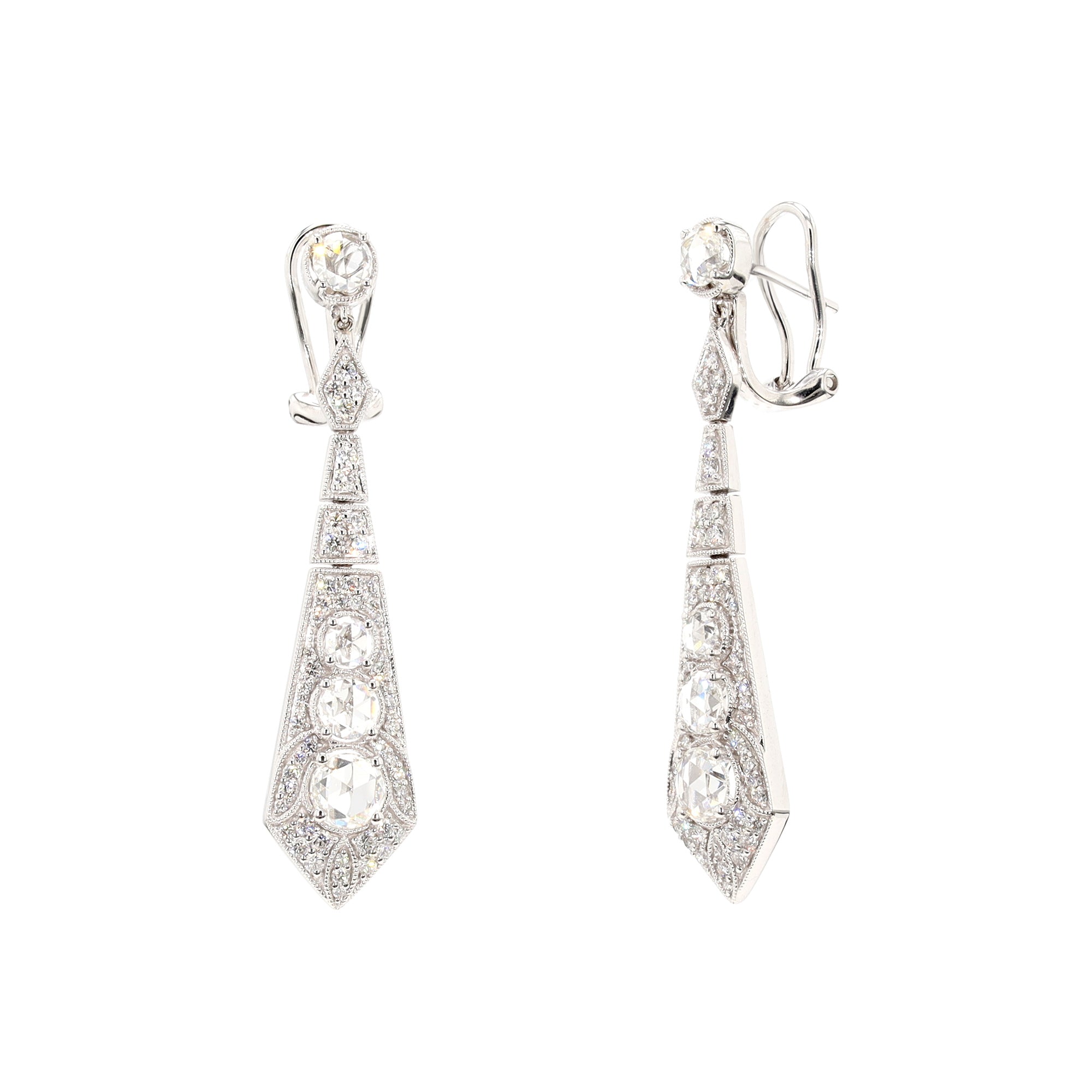 Icon Rose Cut Diamond Earrings – Spicer Greene Jewelers