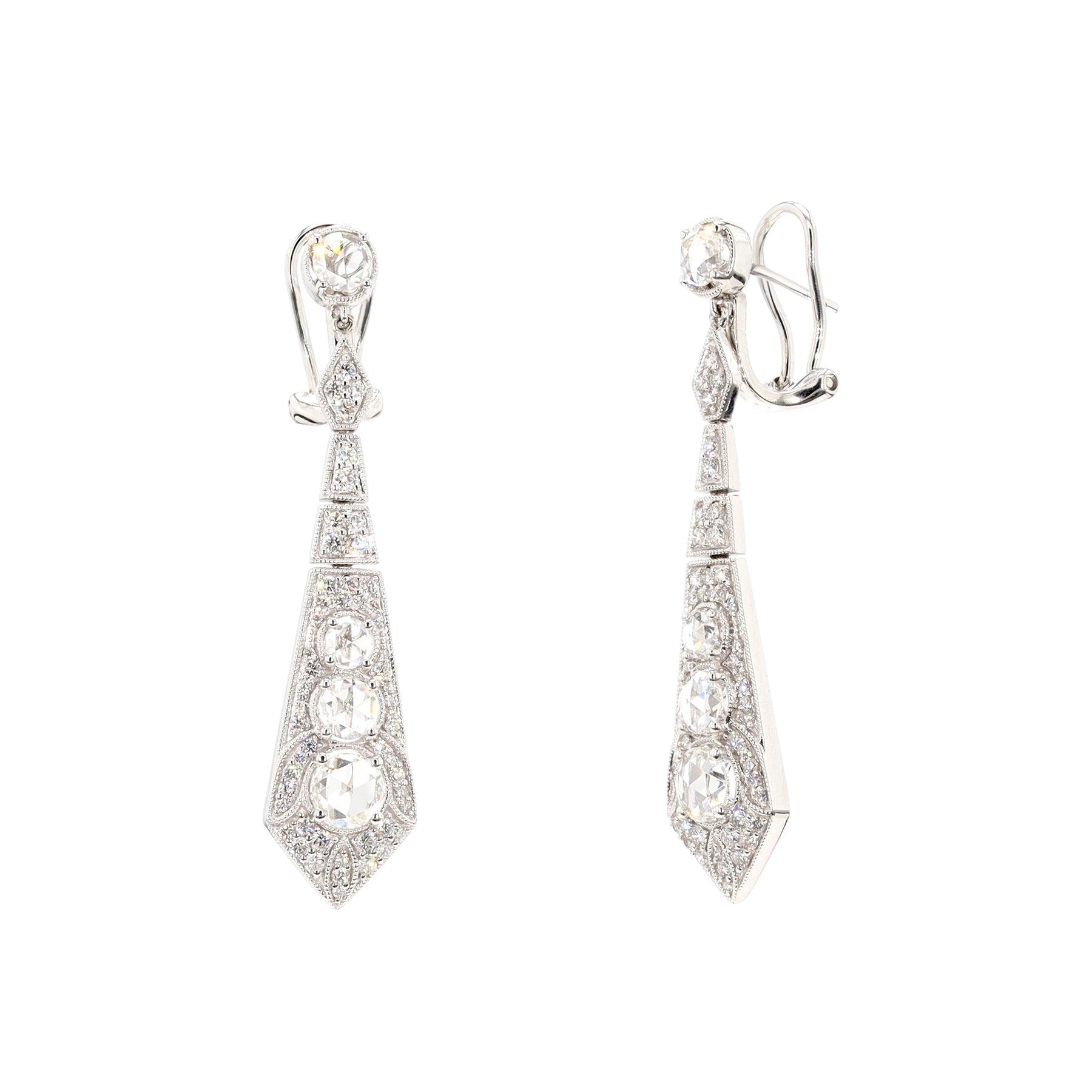 Icon Rose Cut Diamond Earrings – Spicer Greene Jewelers