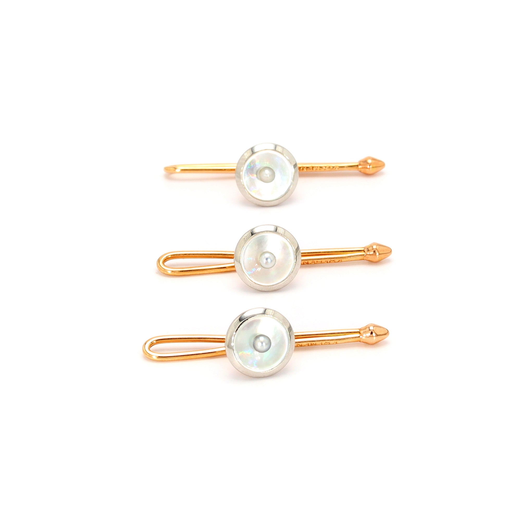 Estate Mother of Pearl Shirt Studs – Spicer Greene Jewelers