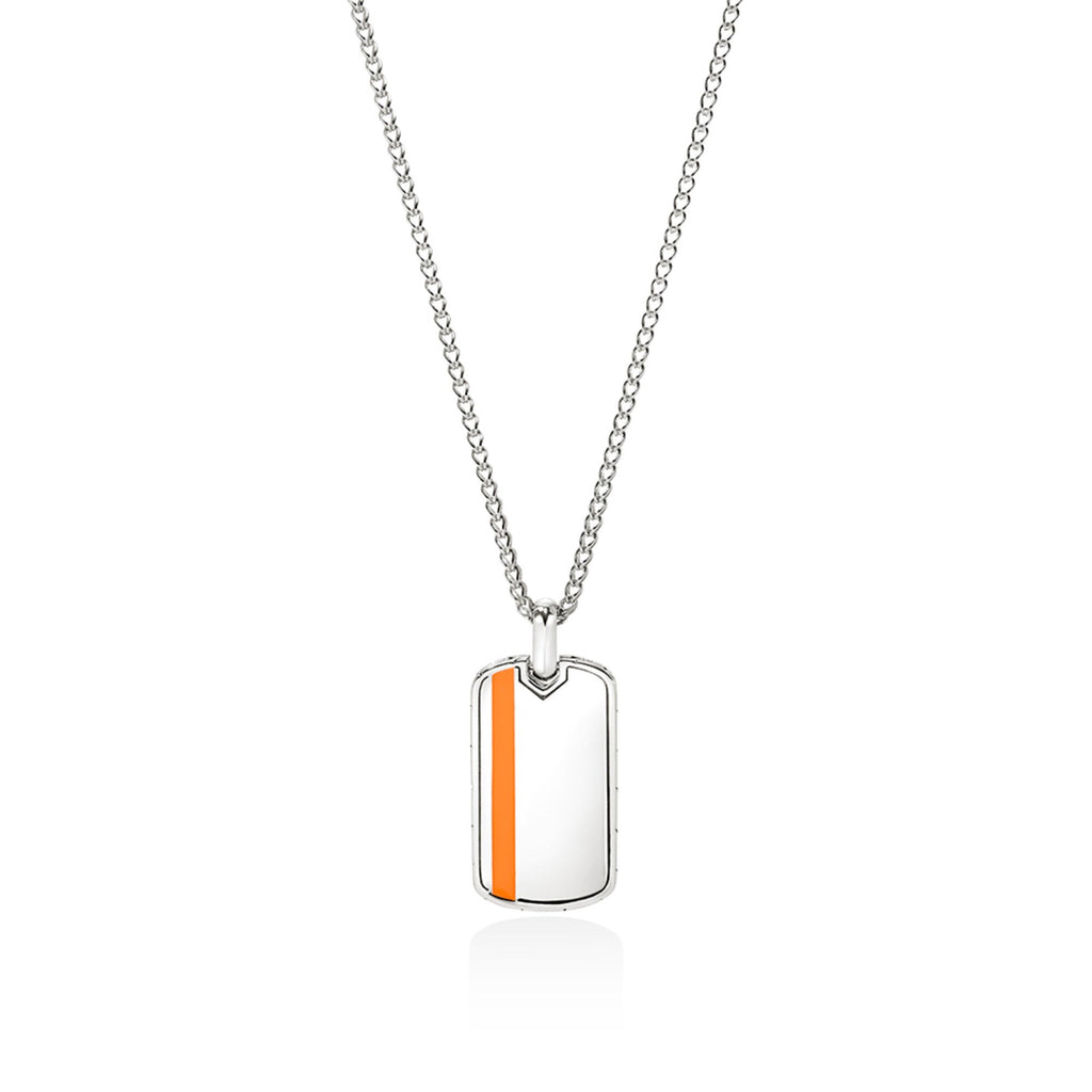 ★ROSEMONT★ SILVER Necklace Pins RK0228 Sterling Silver CZ Pendant on 16 Chain Necklace 16