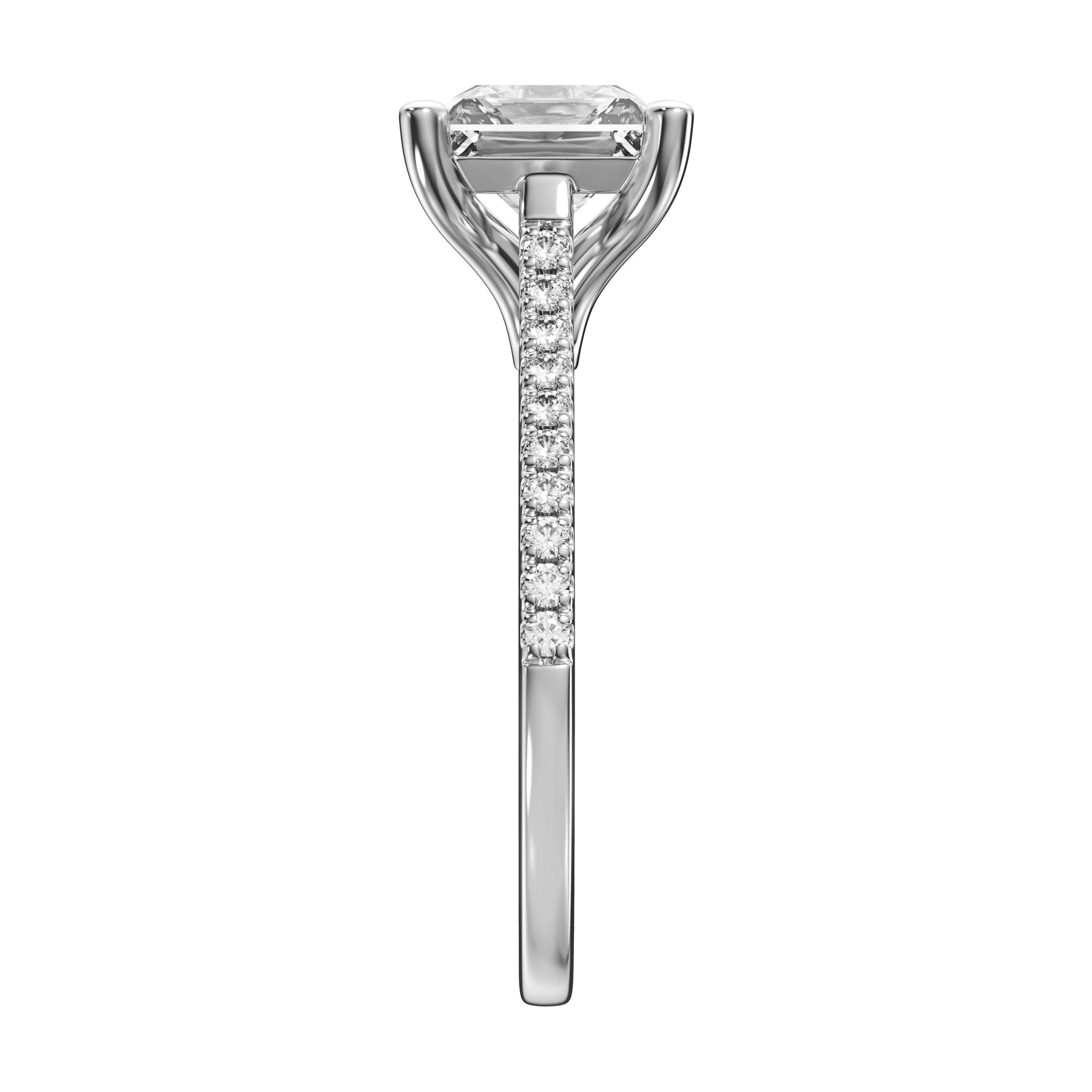 Princess Setting Diamond Bar Diamond Accented Princess Setting – Spicer Greene Jewelers