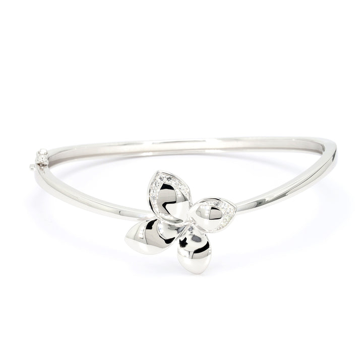 Serenade Sterling Silver Flower Bracelet – Spicer Greene Jewelers