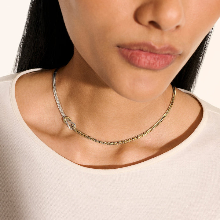 ◆STONEHENgE◆ Love Knot 14K Cubic Necklace SA24C21T John Hardy Love Knot Necklace – Spicer Greene Jewelers