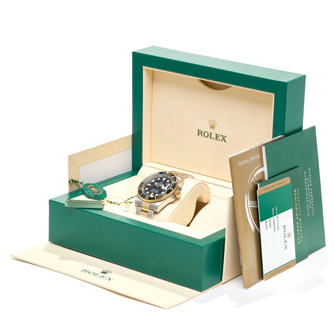 ROLEX ボックス　箱 Rolex Submariner Date 40mm - Ref: 116613LB - Blue Dial, Two Tone