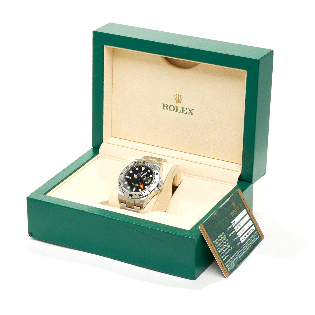 ROLEX Explorer II グリーンボックス 付属品 Pre-Owned Watches Rolex Explorer II 42mm Auto (Ref. 216570