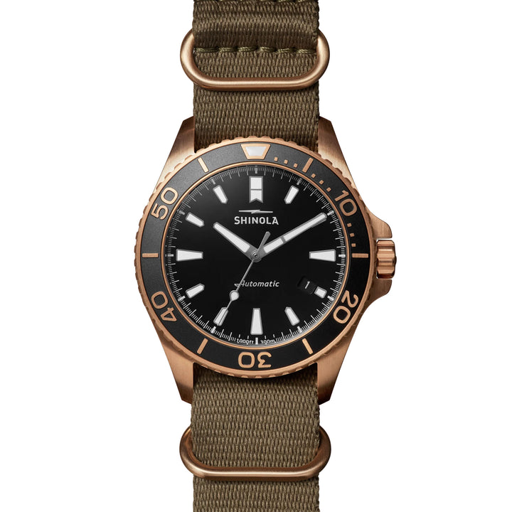 Shinola Bronze Monster 43mm Auto – Spicer Greene Jewelers