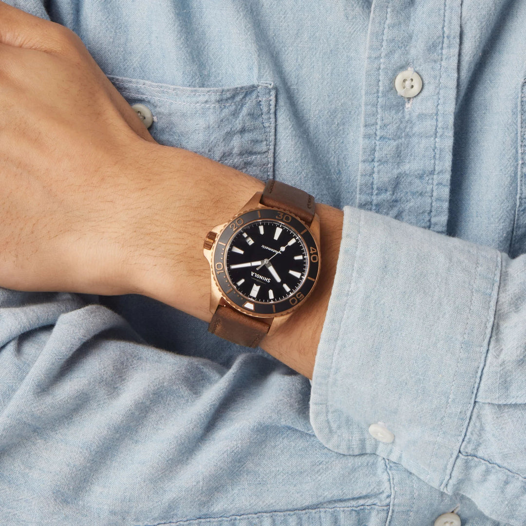 Shinola Bronze Monster 43mm Auto – Spicer Greene Jewelers