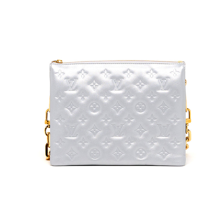 Pre-Owned Luxury Handbags Louis Vuitton Coussin PM silver – Spicer