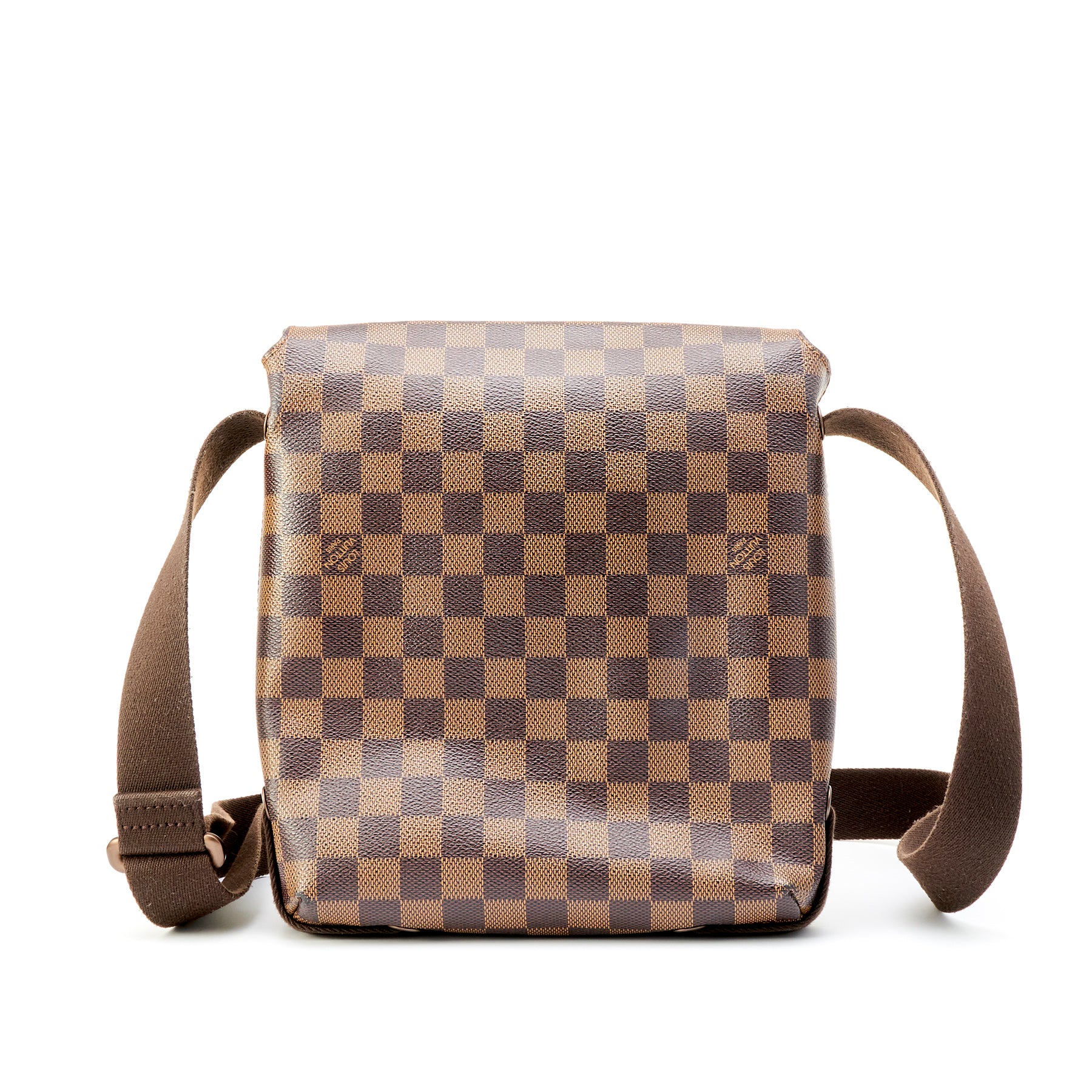 Louis Vuitton Damier Ebene Canvas Pm Brooklyn Messenger Bag