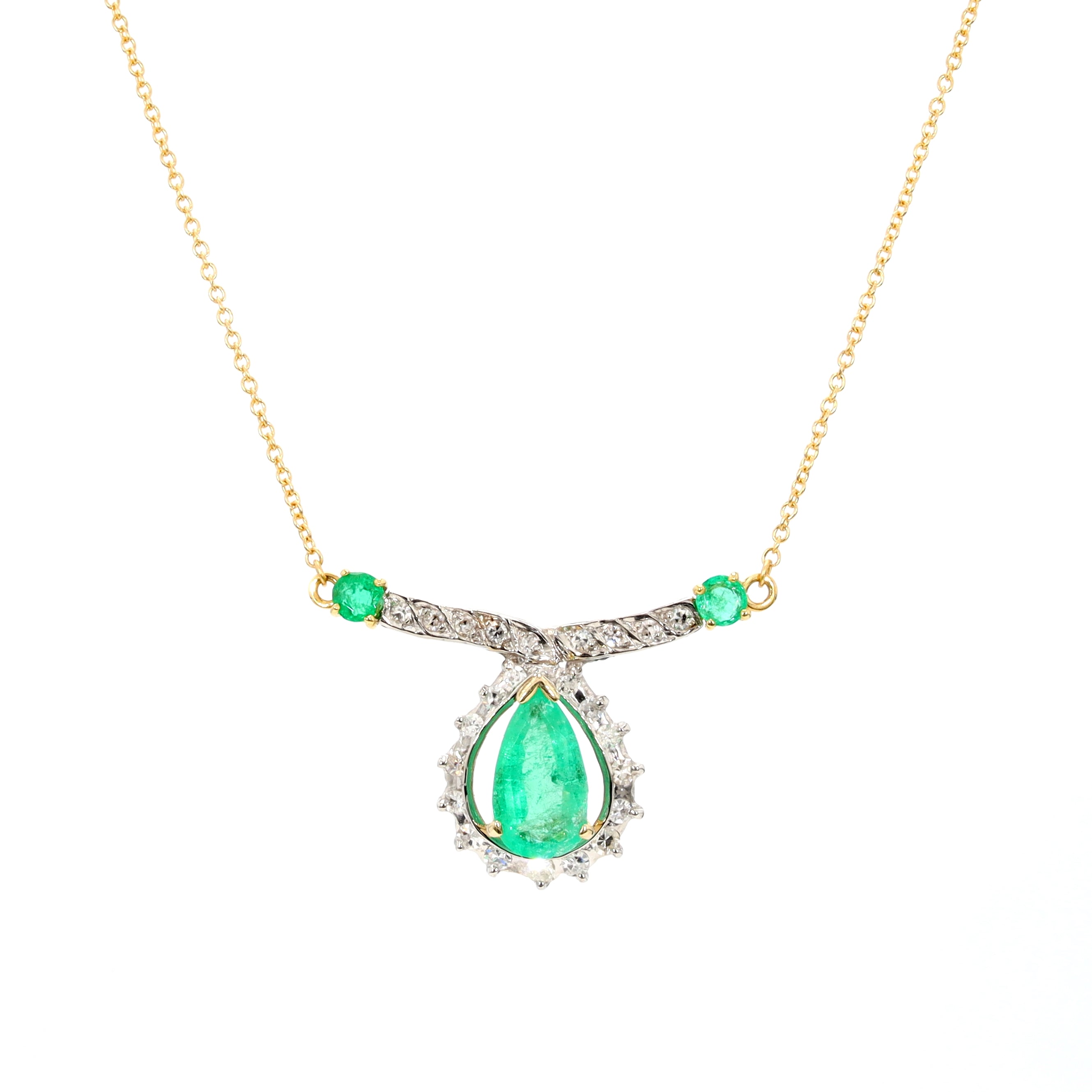 Estate Emerald Necklace – Spicer Greene Jewelers